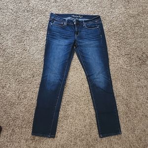 American Eagle Skinny Jeans, Size 10 Regular, Dark Wash, Stretch